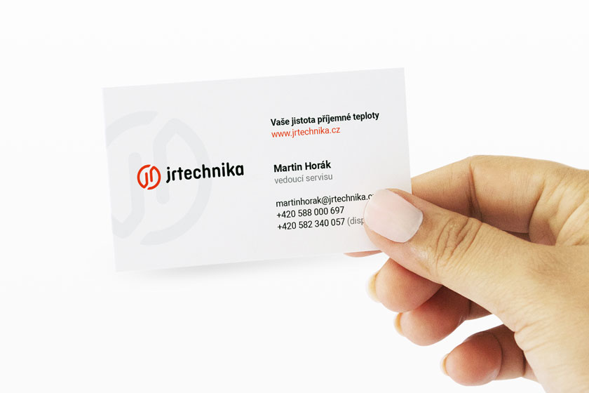 JR technika – business cards
