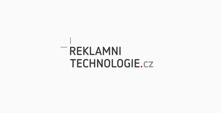 Reklamnitechnologie.cz – logo, základní provedení